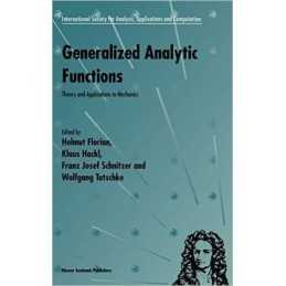 Generalized Analytic Functions - 9780792350439