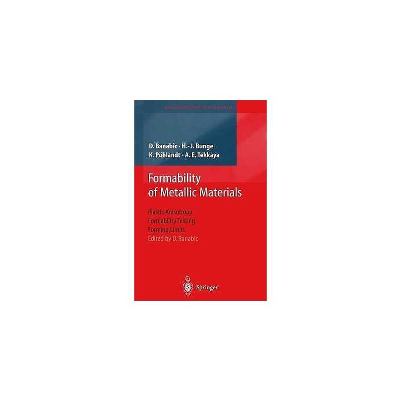 Formability of Metallic Materials - 9783540679066