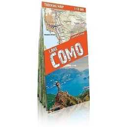 terraQuest Trekking Map Lake Como - 9788361155515