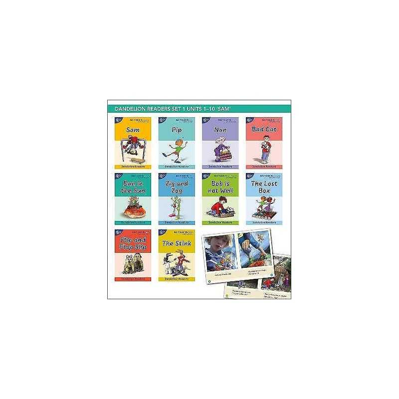 Phonic Books Dandelion Readers Set 1 Units 1-10 (Alphabet cod... - 9781907170027