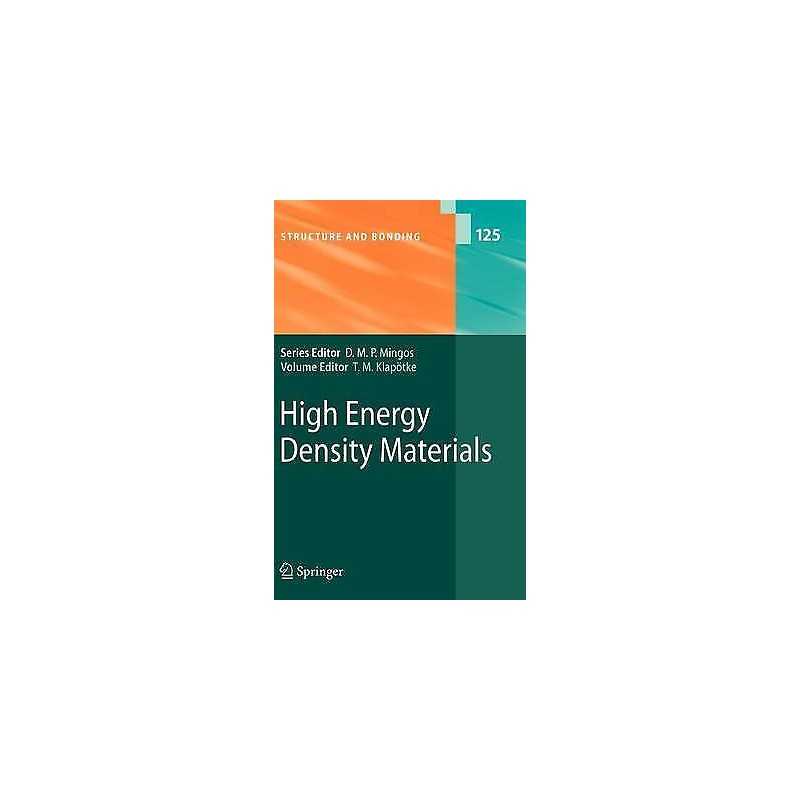 High Energy Density Materials - 9783540722014