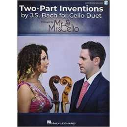 Two-Part Inventions by J.S. Bach for Cello Duet - 9781705127117
