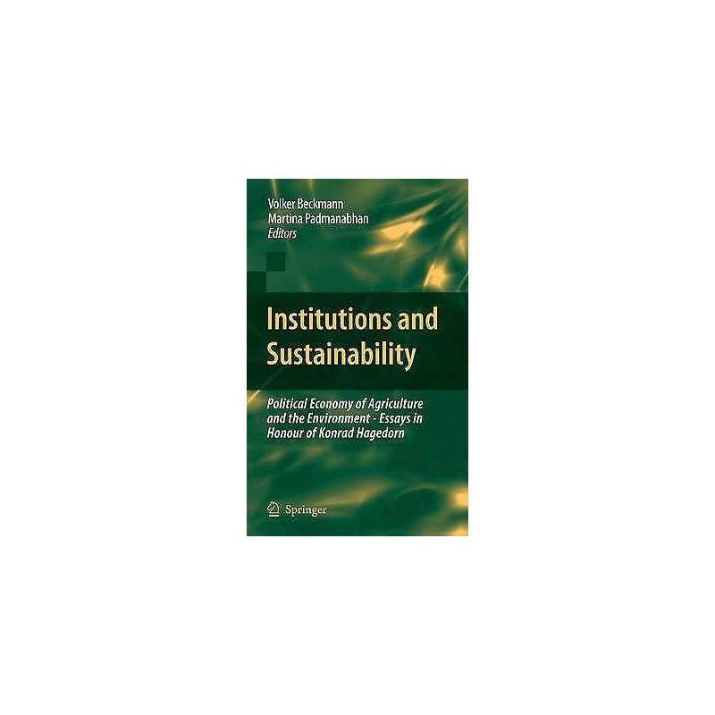 Institutions and Sustainability - 9789048181841