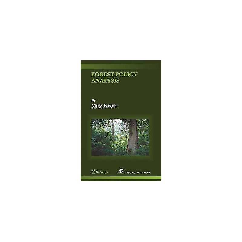 Forest Policy Analysis - 9781402034787