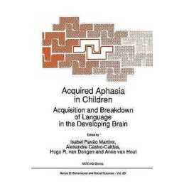 Acquired Aphasia in Children - 9789401055888