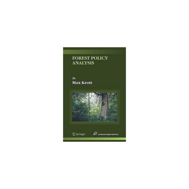 Forest Policy Analysis - 9789048168774