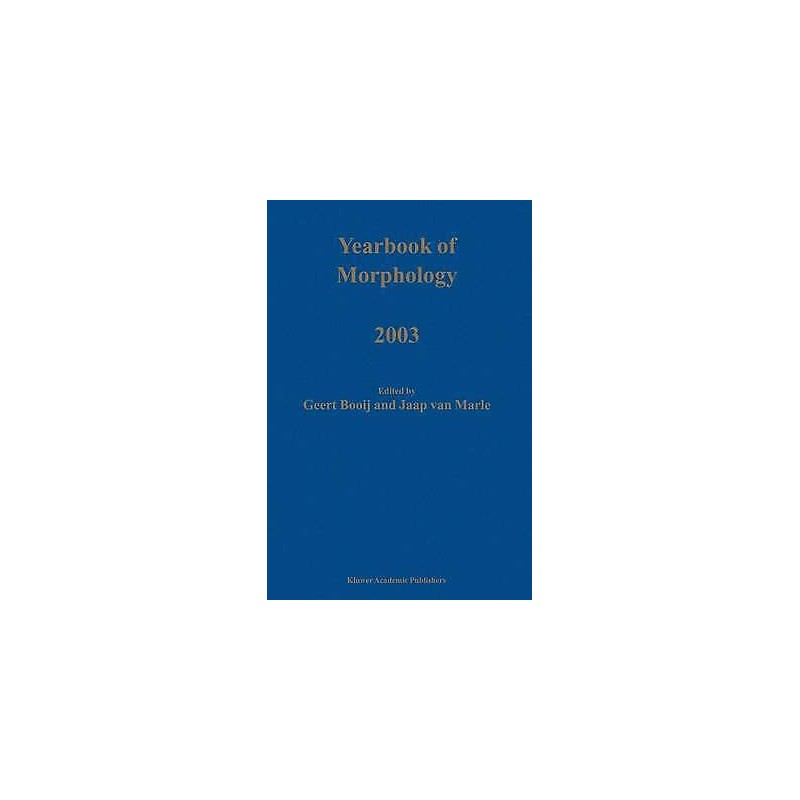 Yearbook of Morphology 2003 - 9781402012723