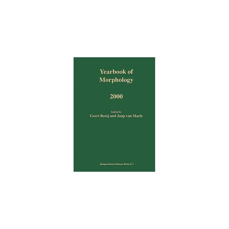 Yearbook of Morphology 2000 - 9789048157389