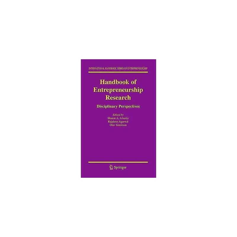 Handbook of Entrepreneurship Research - 9781441936448
