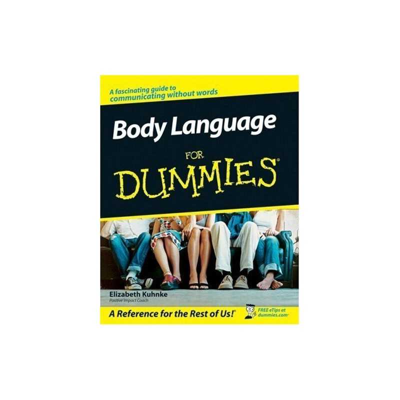 Body Language For Dummies by Kuhnke, Elizabeth Paperback Book  Fast