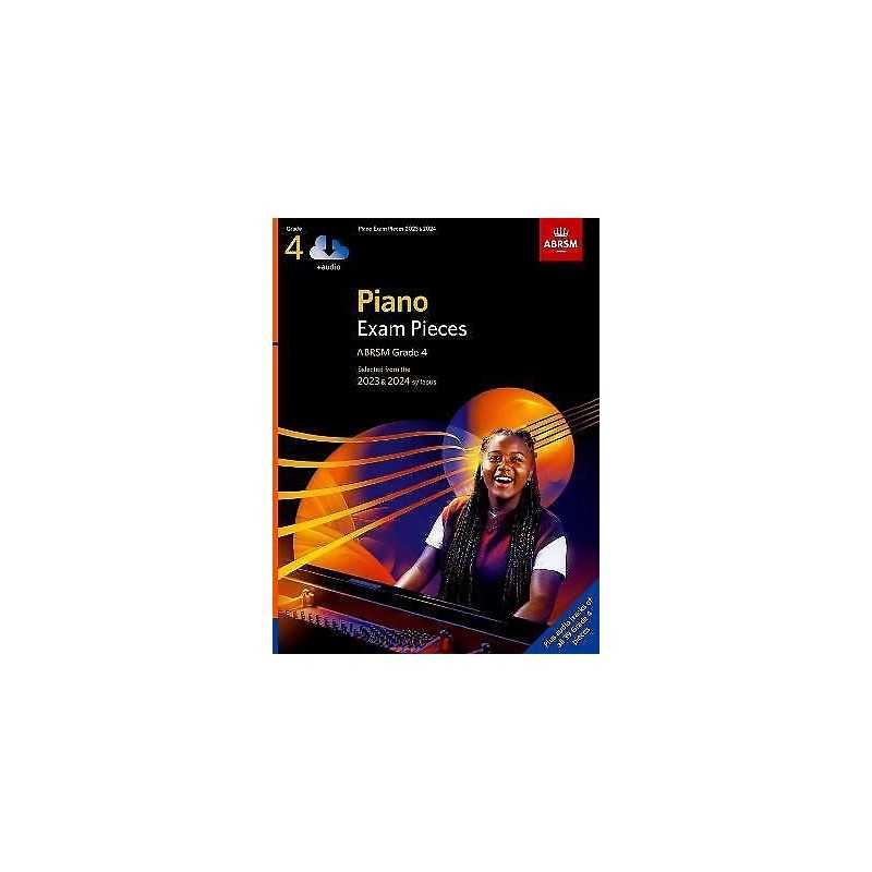 Piano Exam Pieces 2023 & 2024, ABRSM Grade 4, with audio - 9781786014665