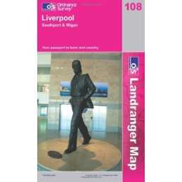 Liverpool, Southport and Wigan (Landrang... by Ordnance Survey Sheet map, folded
