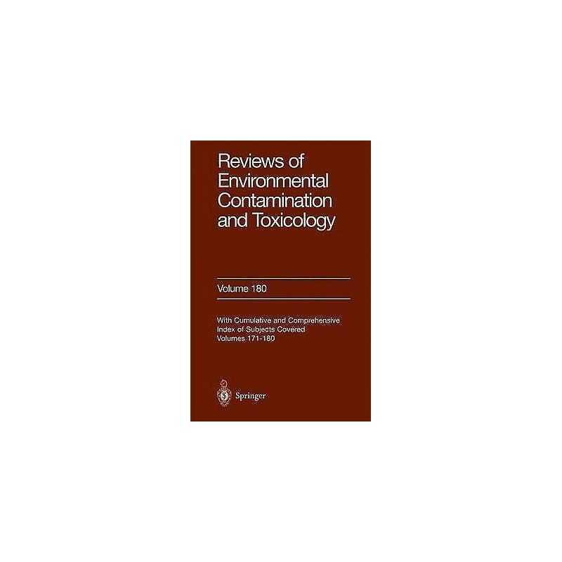 Reviews of Environmental Contamination and Toxicology - 9780387404028