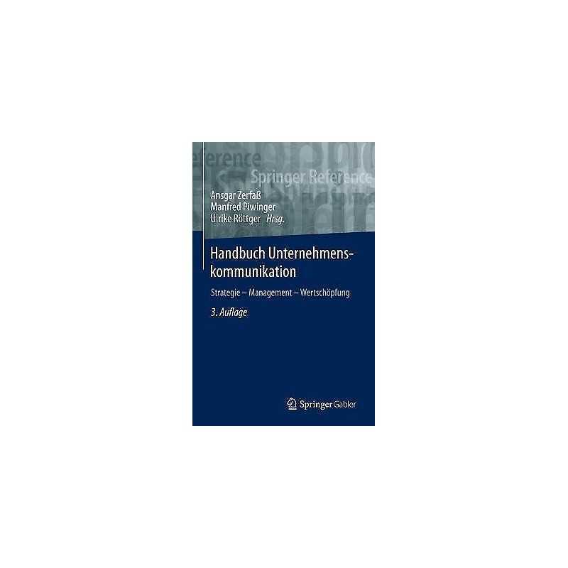 Handbuch Unternehmenskommunikation - 9783658229320