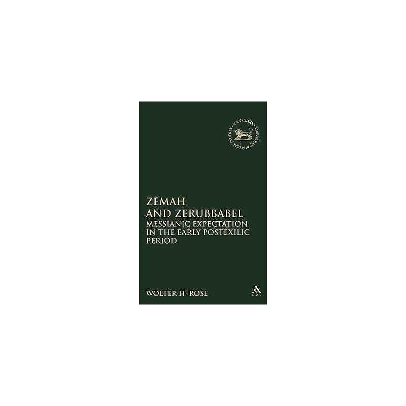 Zemah and Zerubbabel - 9781841270746