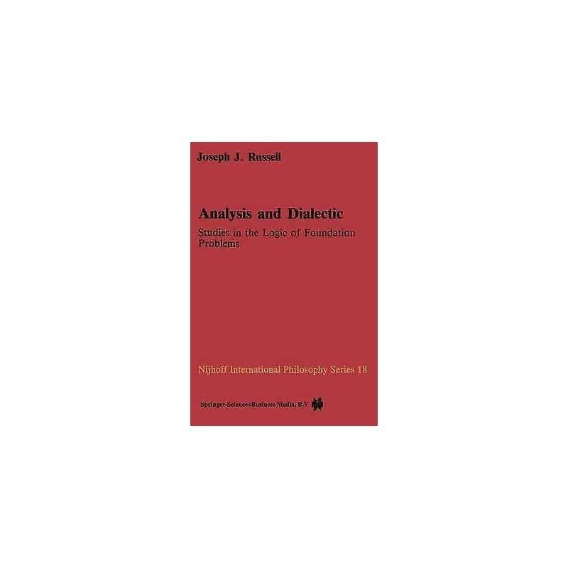 Analysis and Dialectic - 9789048182817