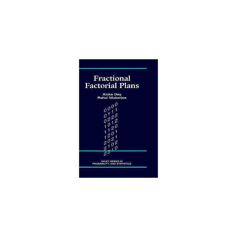 Fractional Factorial Plans - 9780471294146