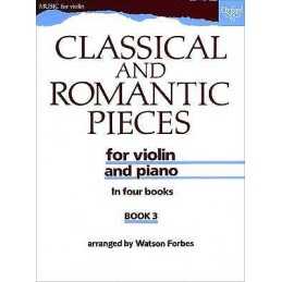 Classical and Romantic Pieces for Violin Book 3 - 9780193564923