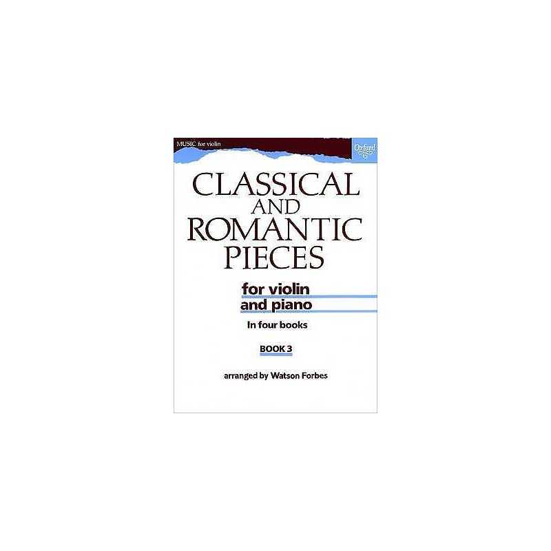 Classical and Romantic Pieces for Violin Book 3 - 9780193564923
