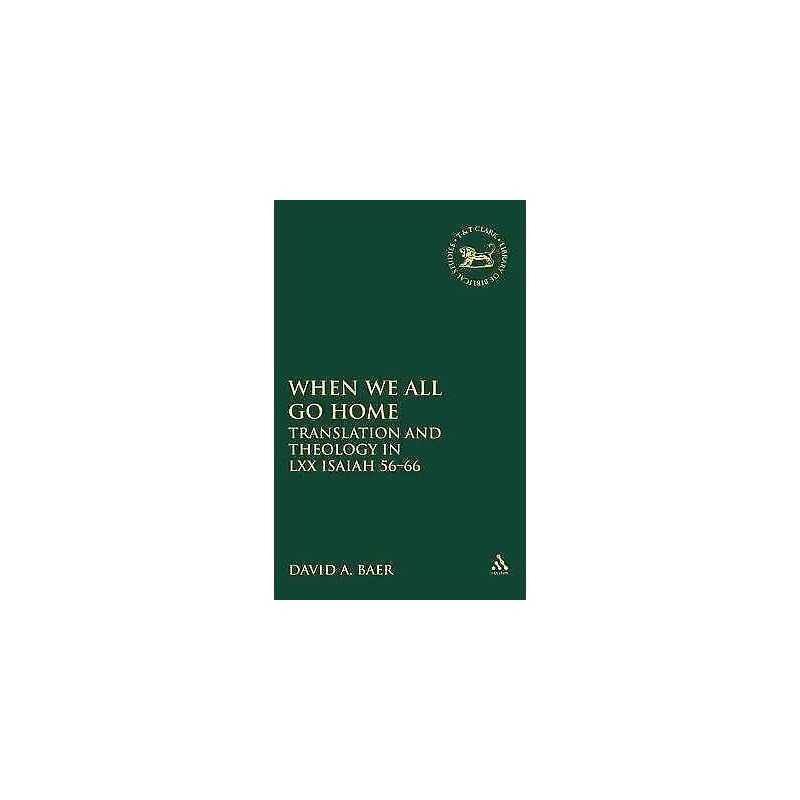 When We All Go Home - 9781841271804