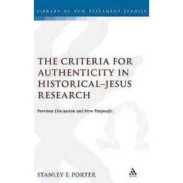 Criteria for Authenticity in Historical-Jesus Research - 9781841270890