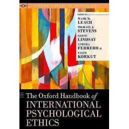 The Oxford Handbook of International Psychological Ethics - 9780199739165
