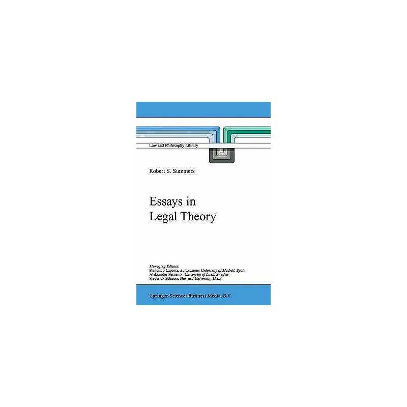 Essays in Legal Theory - 9789048154814