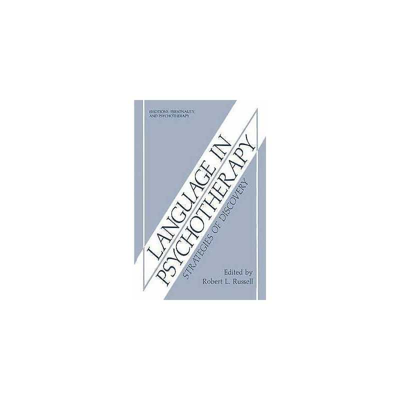 Language in Psychotherapy - 9780306424229