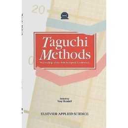 Taguchi Methods - 9781851663330