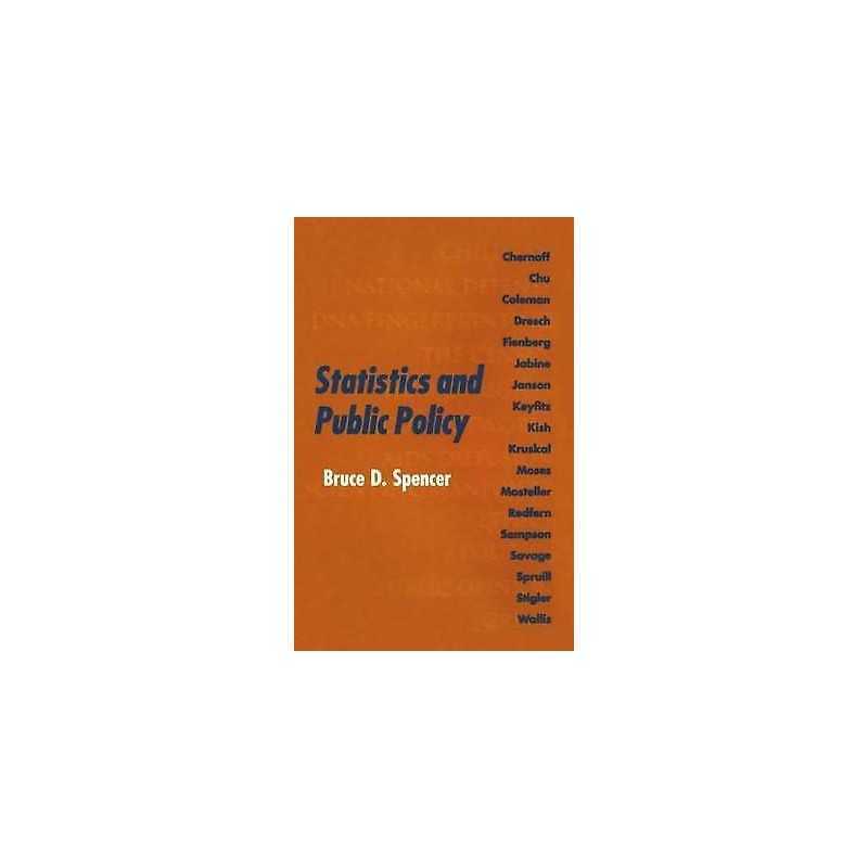 Statistics and Public Policy - 9780198523413