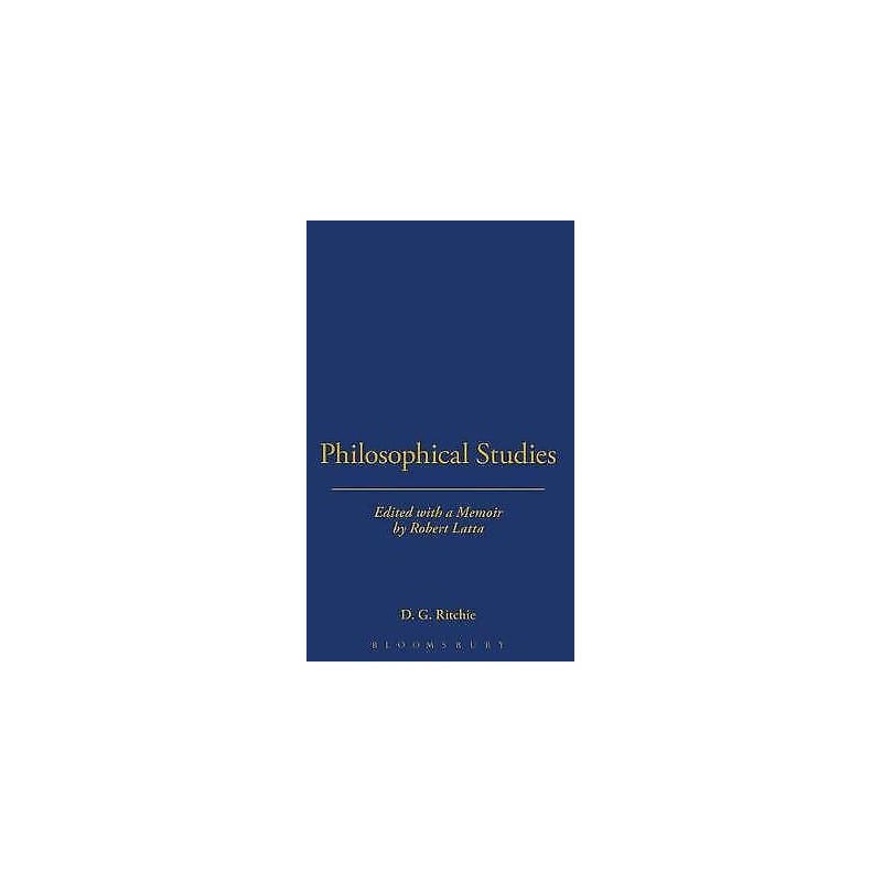 Philosophical Studies - 9781843715887
