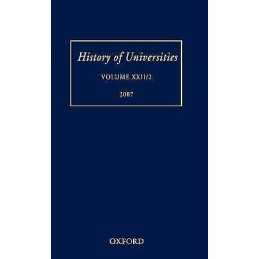 History of Universities - 9780199227495