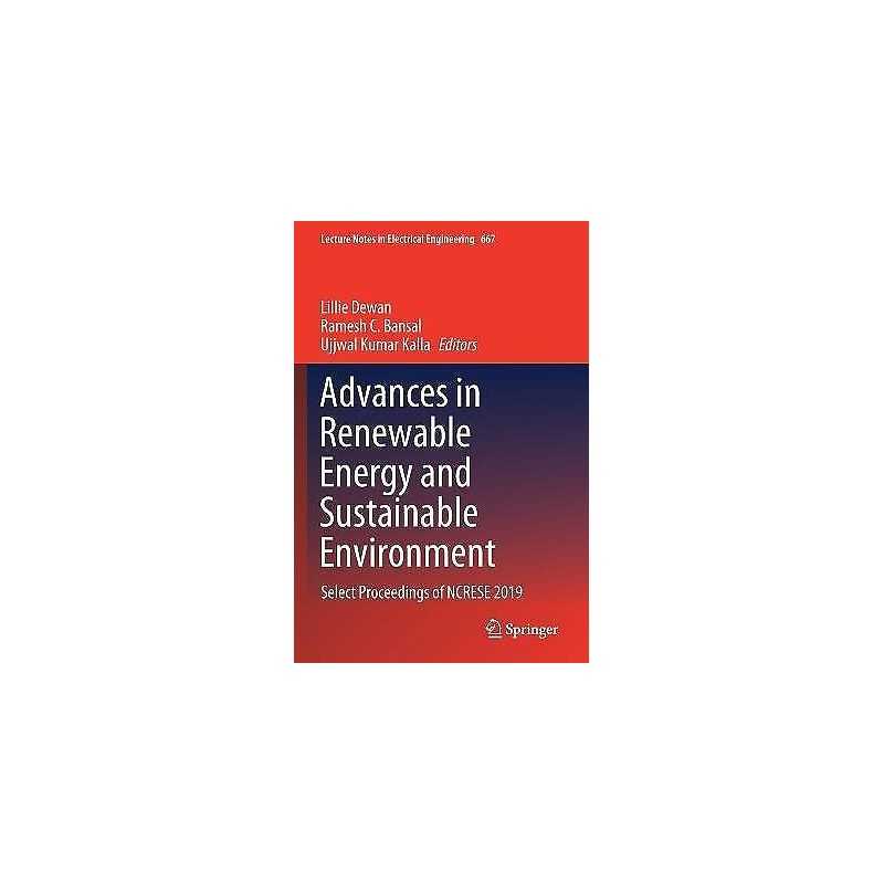 Advances in Renewable Energy and Sustainable Environment - 9789811553158