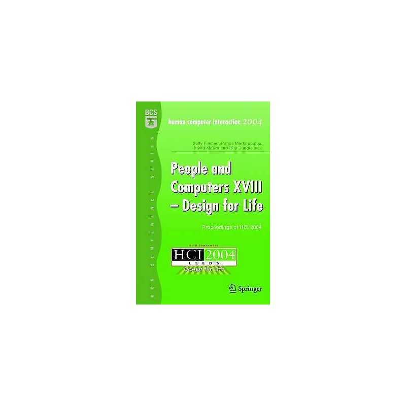 People and Computers XVIII - Design for Life - 9781852339005