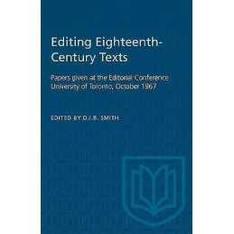 Editing Eighteenth-Century Texts - 9781487573195