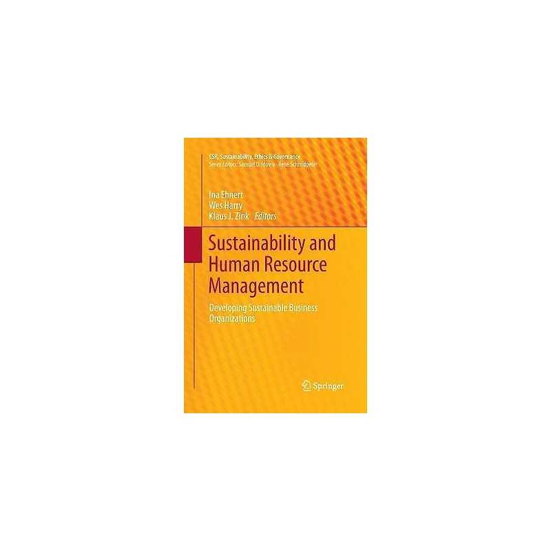 Sustainability and Human Resource Management - 9783642435867