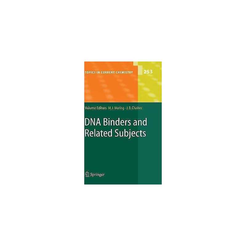 DNA Binders and Related Subjects - 9783540228356