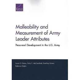 Malleability and Measurement of Army Leader Attributes - 9780833099853