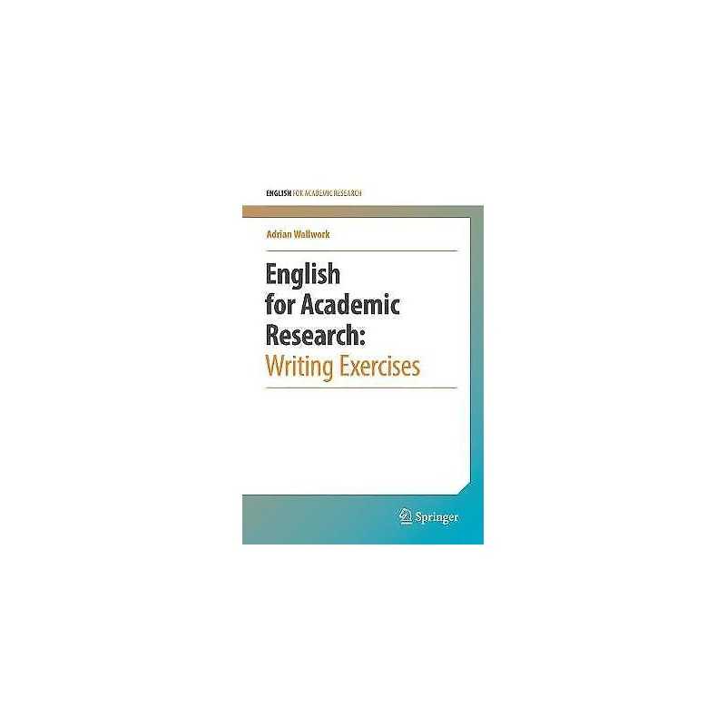 English for Academic Research: Writing Exercises - 9781461442974