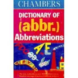 Chambers Dictionary of Abbreviations Hardback Book