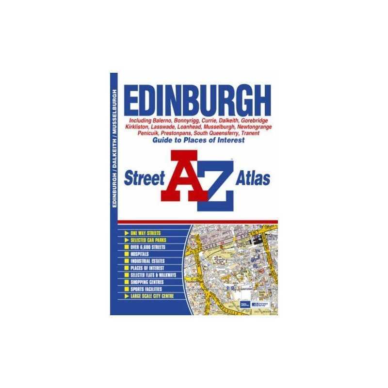 Edinburgh Street Atlas by Great Britain Paperback Book