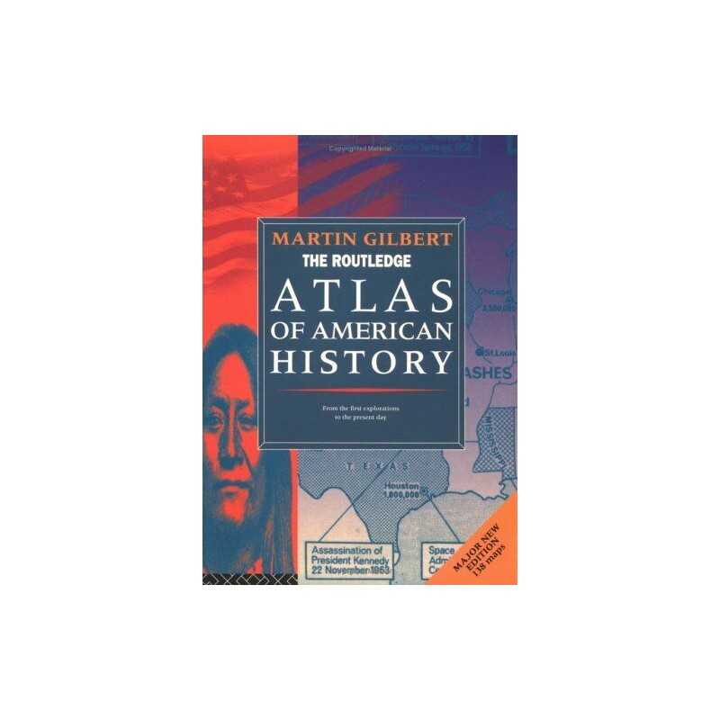 Atlas American Hist by Gilbert, Martin Paperback Book