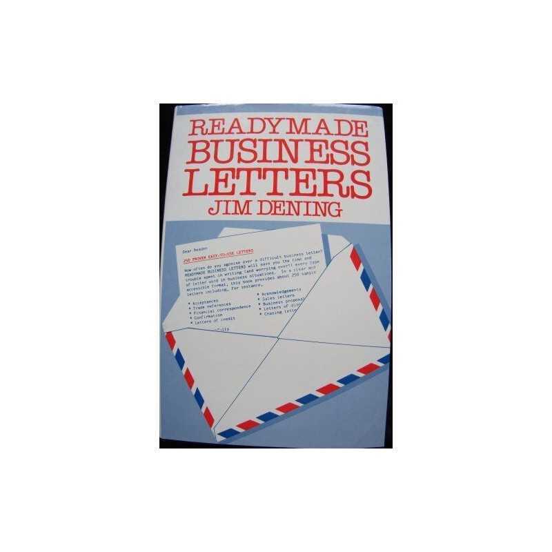 Readymade Business Letters, Dening, Jim