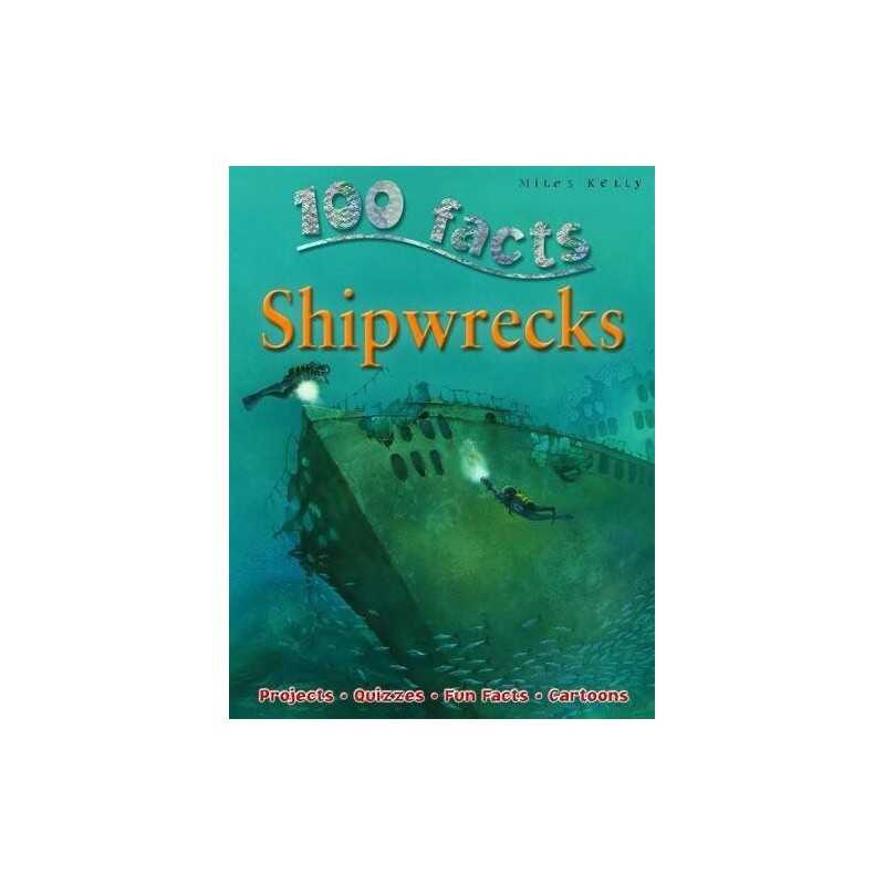 100 Facts Shipwrecks by Fiona MacDonald Paperback Book