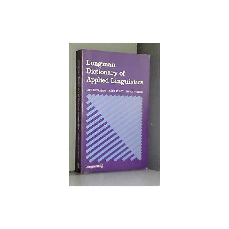 Longman Dictionary of Applied Linguistics Paperback Book