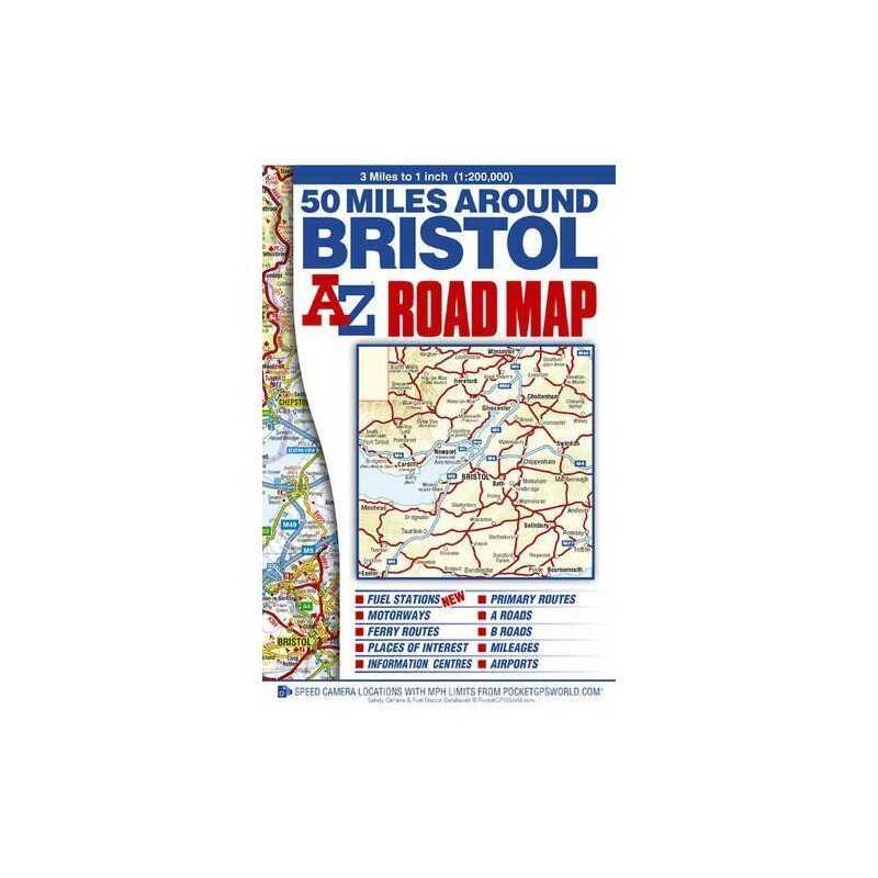50 Miles around Bristol Road Map (A... by Geographers A-Z Map Sheet map, folded