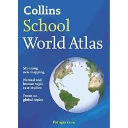 Collins School World Atlas (Collins School Atlas) Paperback Book  Fast