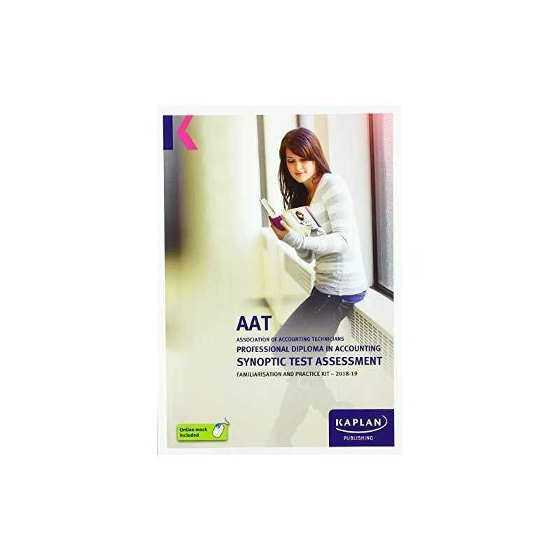 PROFESSIONAL DIPLOMA IN ACCOUNTING SYNOPTIC TEST ASSESSM... by KAPLAN PUBLISHING