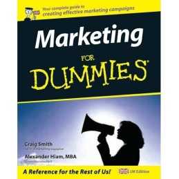 Marketing for Dummies, UK edition by Alexander Hiam Paperback Book