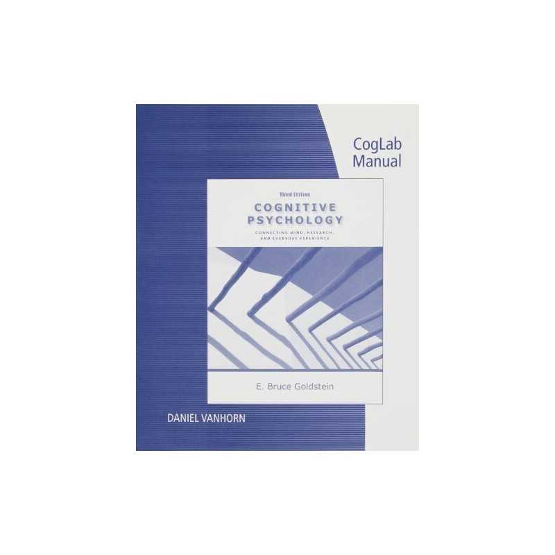 Coglab Manual with Printed Access C..., Goldstein, E Br